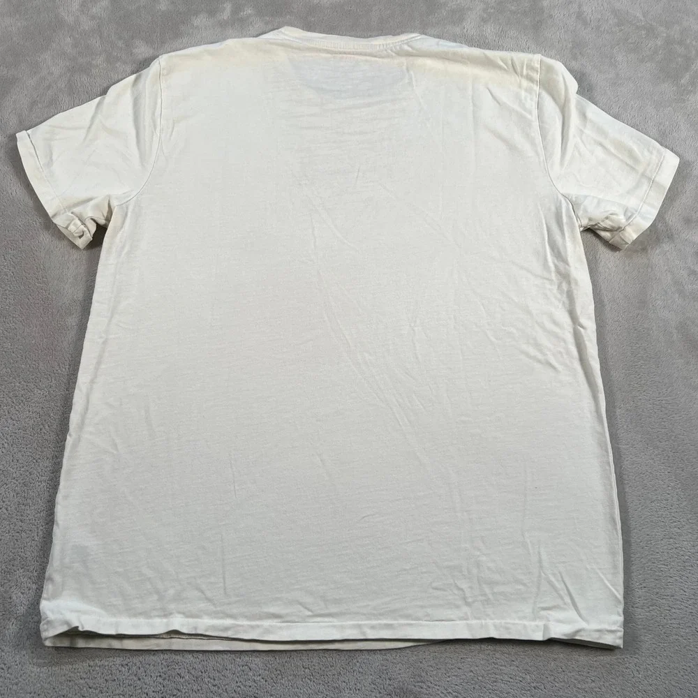 Polo Ralph Lauren Sporting Goods T-Shirt Men's XL Cream Custom Fit Graphic Tee